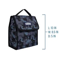 Black Camo Lunch Bag