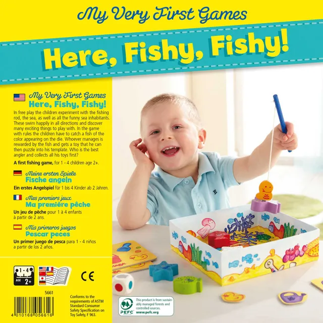Melissa & Doug 12-Piece Magnetic Fish Wooden Fishing Game With Rods and  Reels 