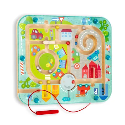 Town Maze Magnetic Puzzle Game