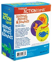 Toddler Action Cards Animal Moves and Sounds Game