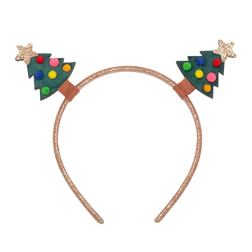 Velvet Christmas Tree Headband