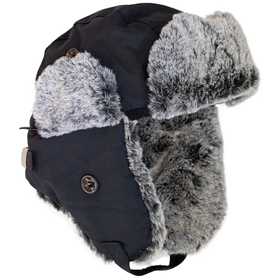 WATERPROOF TRAPPER HAT [BLACK]