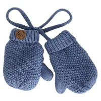 Cotton Knit Mittens (Multiple Colors)