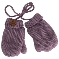 Knit Corded Soft Touch Mittens (Multiple Colours)