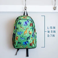 Wild Animals 15 Inch Backpack