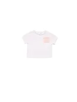 The Bamboo Tee Blush Stripe