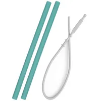 Flexi Straws with Brush (Multiple Colours)