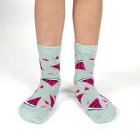 Bananas, Carrots and Watermelon Kids Socks