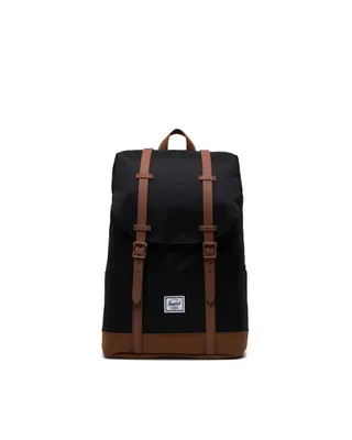 Retreat Backpack | Youth - Black/Saddle Brown