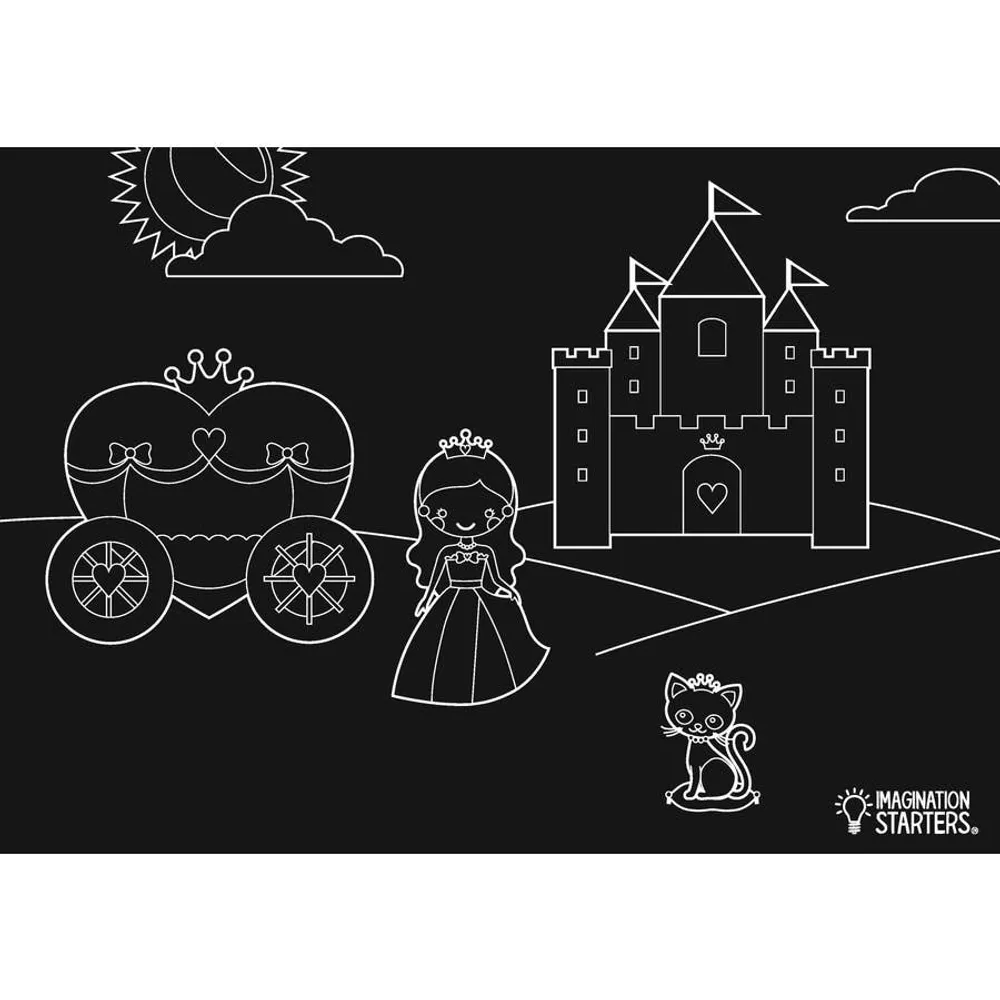 Chalkboard Princess Placemat