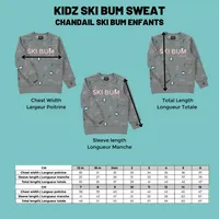 SKI BUM SWEAT |PINK GONDOLA| KIDZ