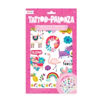 tattoo-palooza temporary tattoos - funtastic friends - 3 sheets