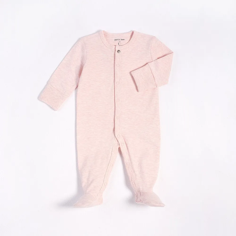 "Essentials" Heather Pink Sleeper