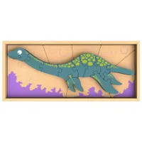 Dino Skeleton Puzzles - Double Sided Dinosaur Fun