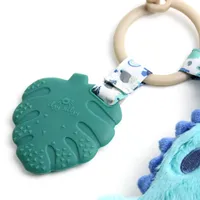 Itzy Pal™ Plush + Teether (Dino)