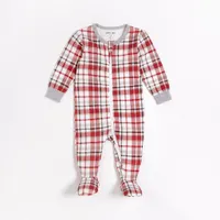 Red Plaid Printed Sleeper