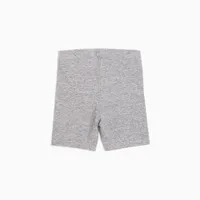 ‘’MILES BASIC’’ HEATHER GREY BIKER SHORT