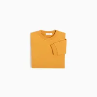 "MILES BASIC" MUSTARD SWEATER