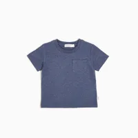 ‘’MILES BASIC’’ MARLED BLUE T-SHIRT