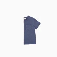 ‘’MILES BASIC’’ MARLED BLUE T-SHIRT