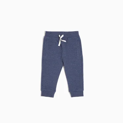 ‘’MILES BASIC’’ MARLED BLUE JOGGER