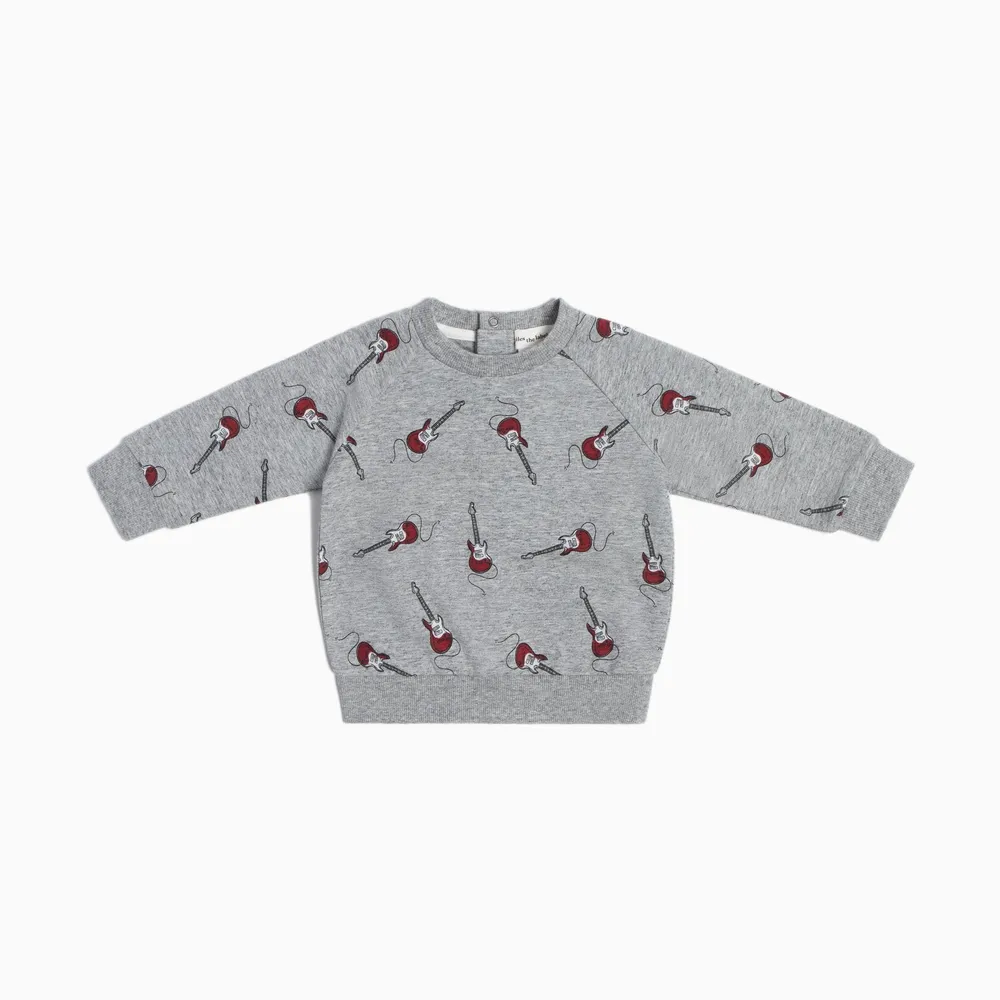 Guitar Heather Grey Sweater