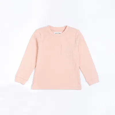 Rose Modal Rib Long-Sleeve T-Shirt