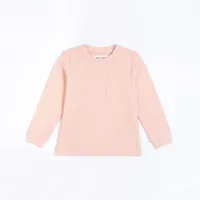 Rose Modal Rib Long-Sleeve T-Shirt