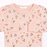 Rose Farmyard Floral Printed PJ Set (2 pcs.)