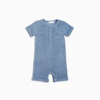 BABY BOY CANDY SKY TERRY CLOTH ROMPER