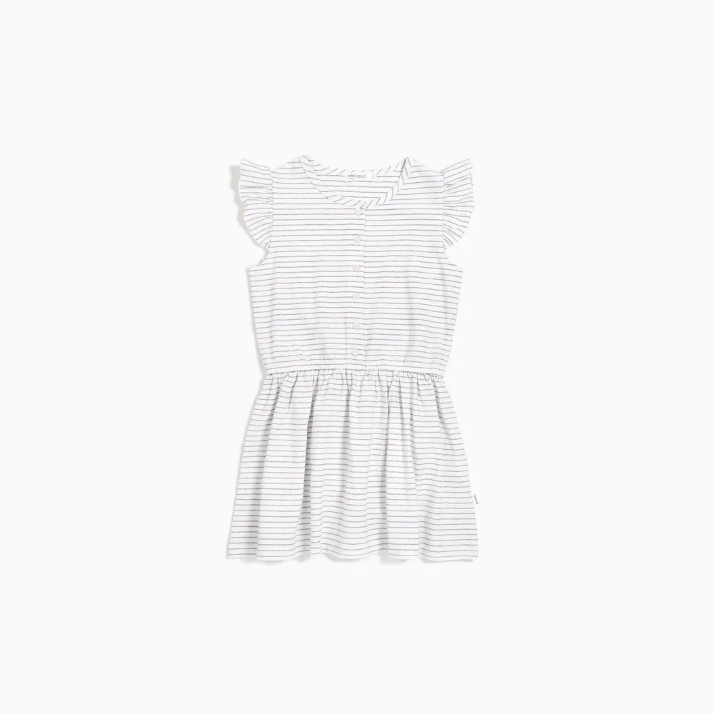 CANDY SKY STRIPE FLUTTER DRESS