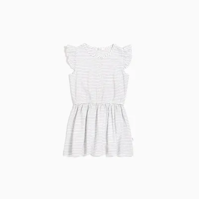 CANDY SKY STRIPE FLUTTER DRESS