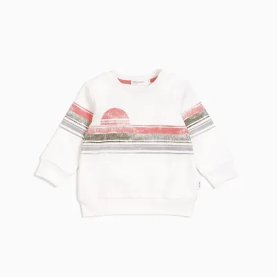 LAKEVIEW SWEATSHIRT MILES OFF-WHITE