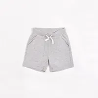 Ribbed Short - Lt. Heather Grey