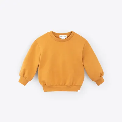 Miles Basics Fleece Girls' Sweatshirt Dijon