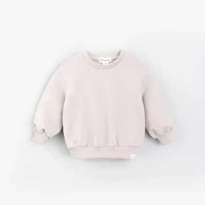 Miles Basics Fleece Girls' Sweatshirt Cement