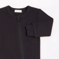 Caviar Black Modal Rib Sleeper