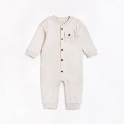 Crème French Terry Playsuit