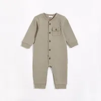 Forest Sage Terry Playsuit