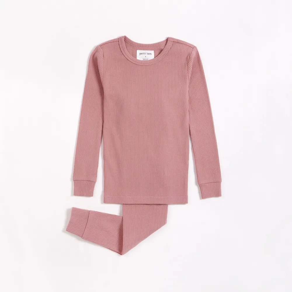 Wild Rose Modal Rib PJ Set