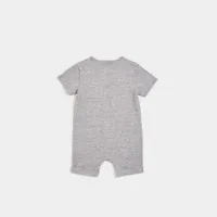 "Miles Basics" Heather Grey Romper