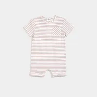 Sandstone Dobby Striped Playsuit