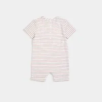 Sandstone Dobby Striped Playsuit