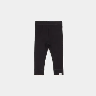 "Miles Basics" Pure Black Leggings