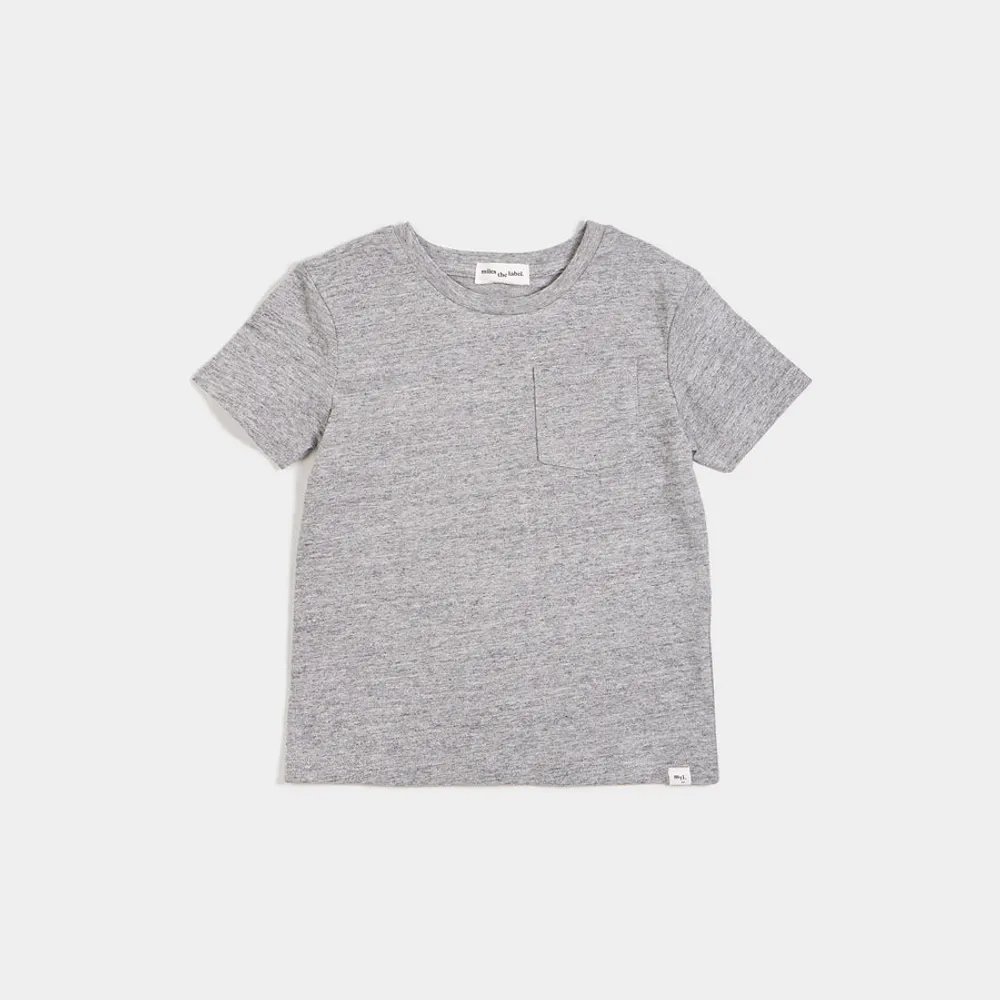 "Miles Basics" Heather Grey T-Shirt