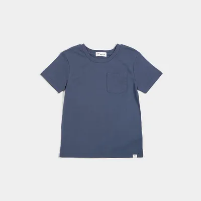 "Miles Basics" Vintage Blue T-Shirt