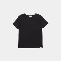 "Miles Basics" Pure Black T-Shirt