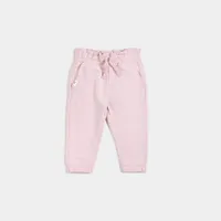 "Miles Basics" Cloudy Pink Ruffle Jogger