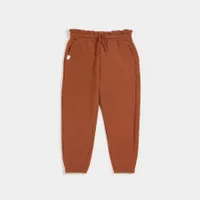 "Miles Basics" Sandstone Ruffle Jogger