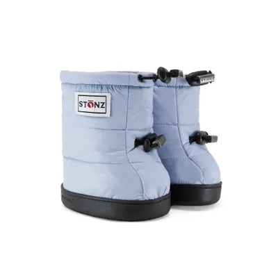 Toddler Puffer Booties - Haze Blue